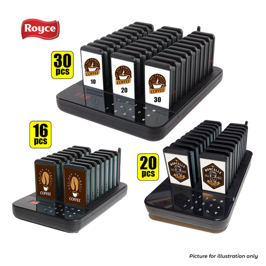 Premium model Buzzers Food Pagers 16pcs/20pcs/30pcs Queue system