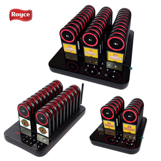 Royce Professional Series Pager Buzzer Beeper Queue System Hawker center Restaurant Cafe