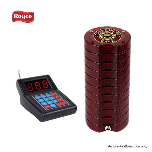 Premium Coaster Pager Buzzer Food court Paging System Hawker Centre Pager Wireless F&B Food Buzzer